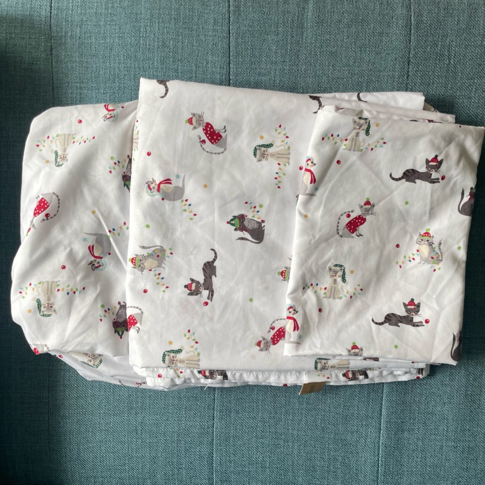 Jingles & Joy Christmas Cat Sheets